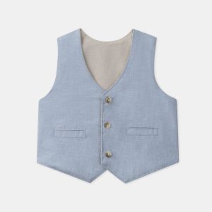 Veston sans manches réversible