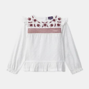 Blouse brodée