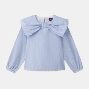 Blouse col noeud