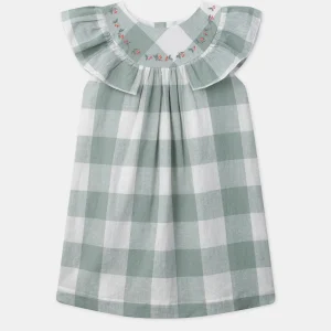 Robe Vichy à volants