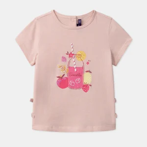 T-Shirt Manches Courtes Rose