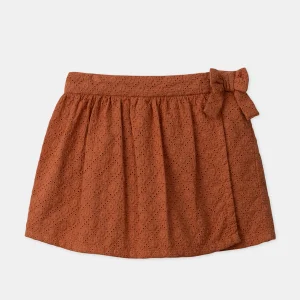 Jupe short broderie anglaise