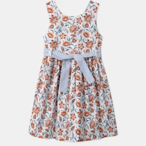 Robe réversible à fleurs