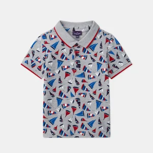 Polo avec motifs voiliers