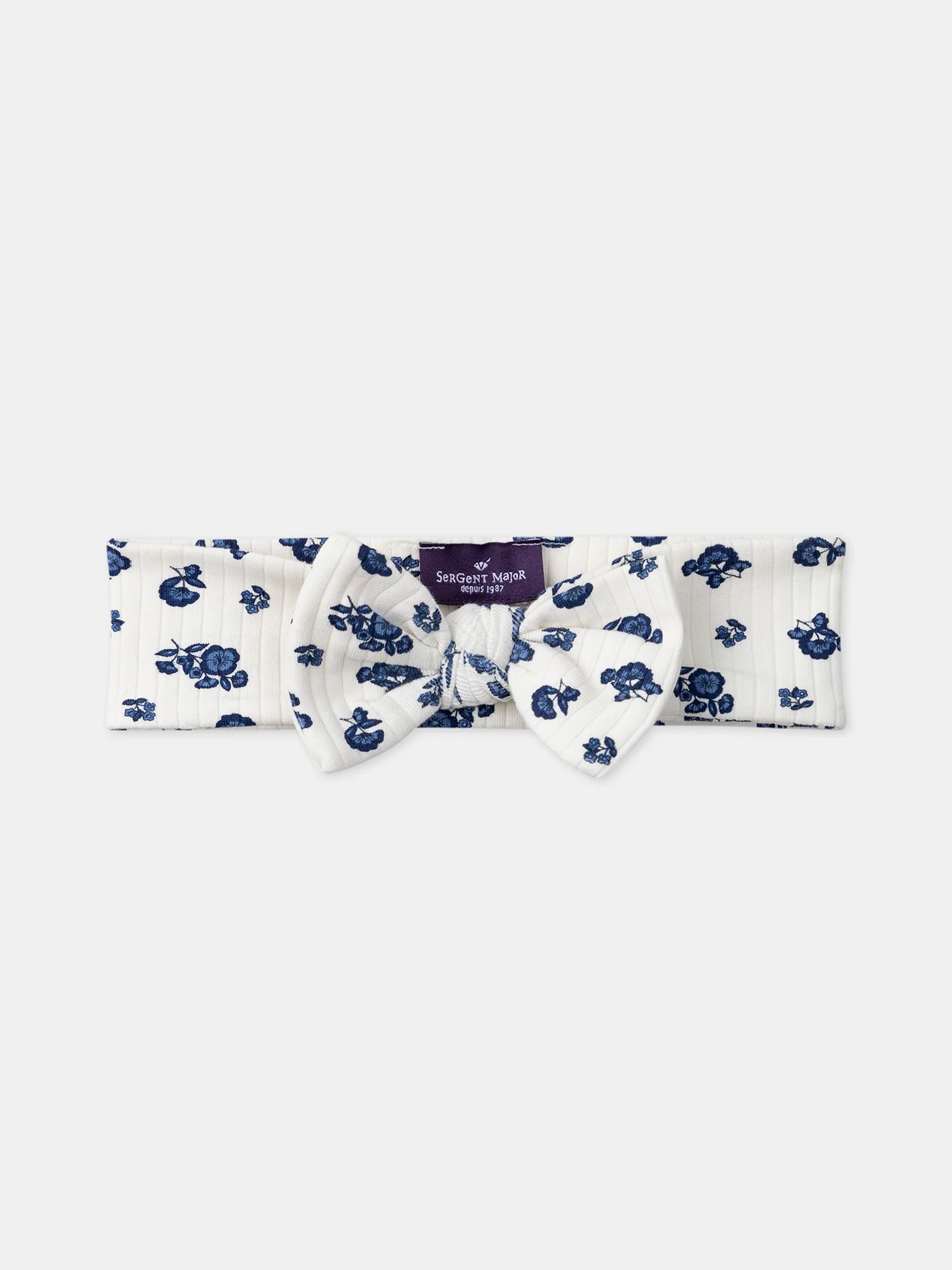 Bandeau noeud imprimé fleur – Image 3