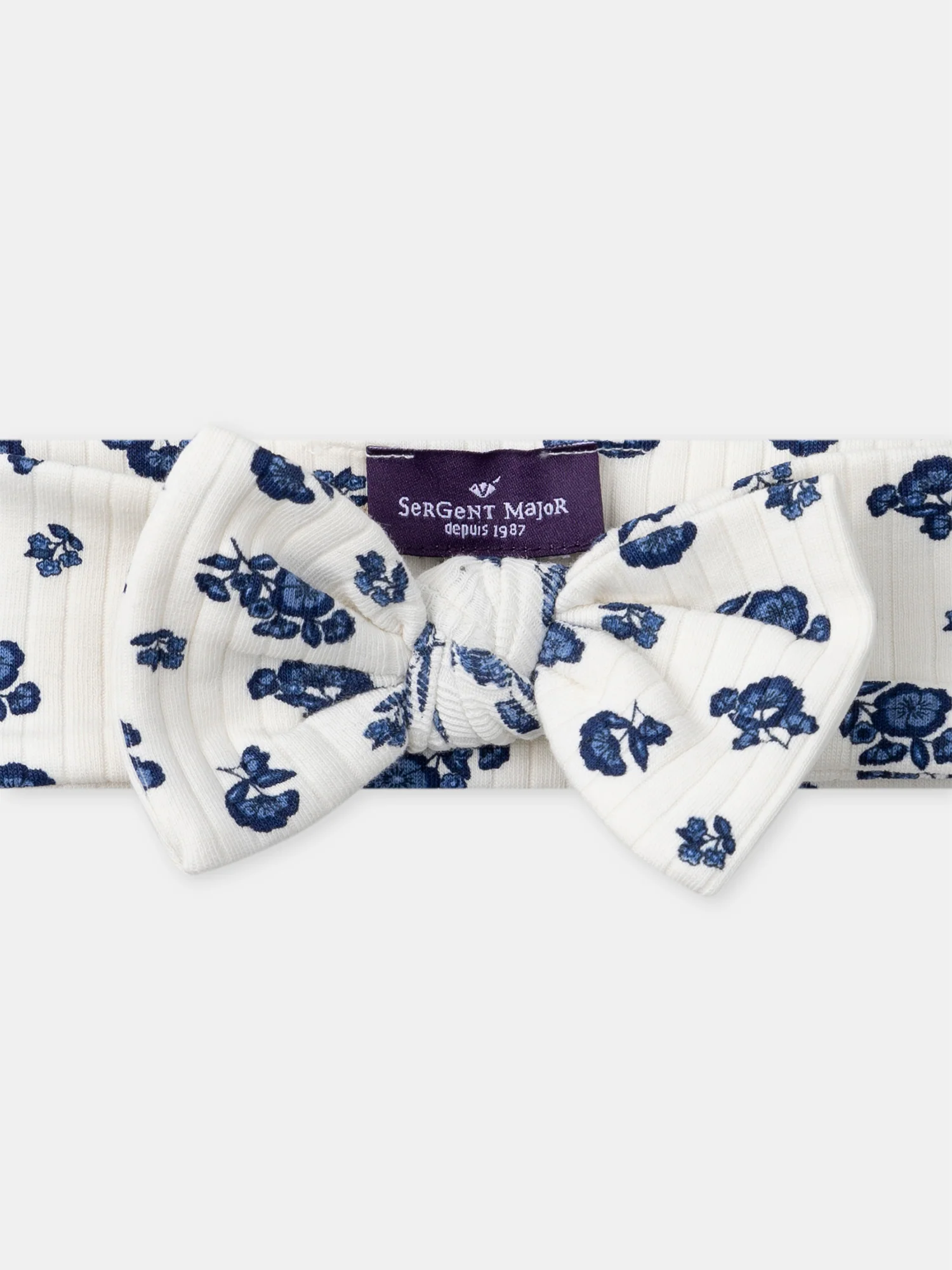 Bandeau noeud imprimé fleur – Image 7