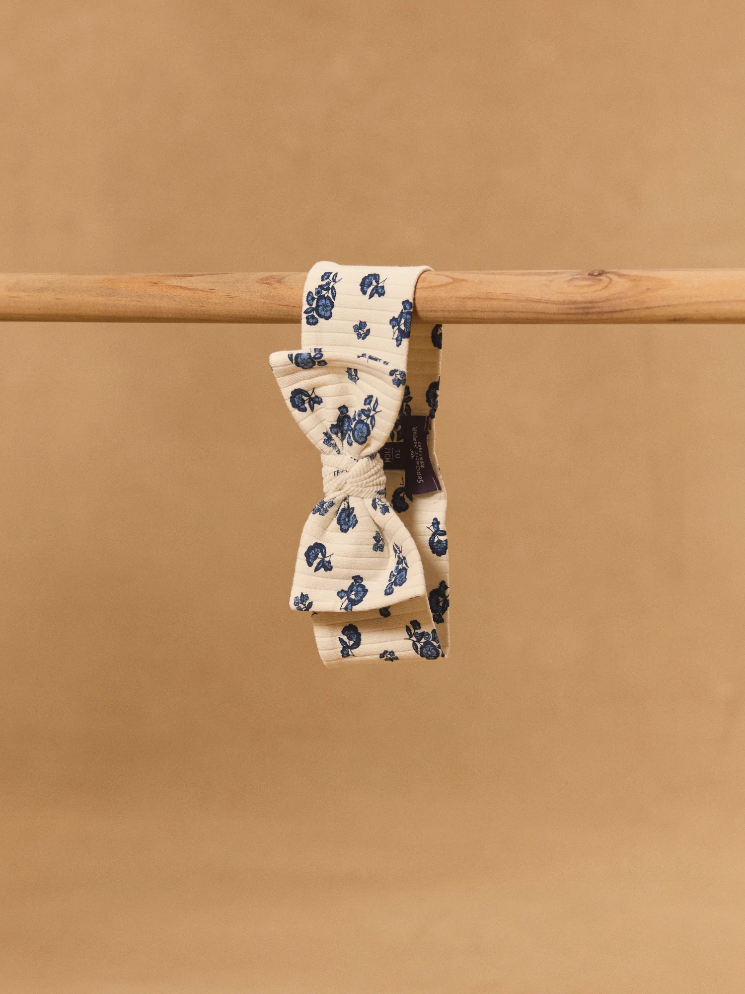 Bandeau noeud imprimé fleur
