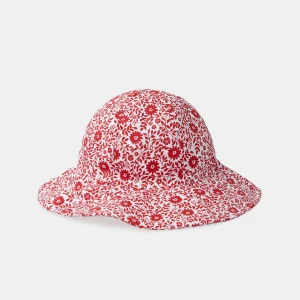 Chapeau imprimé fleuri
