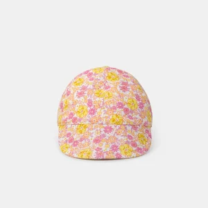 Casquette imprimé fleuri