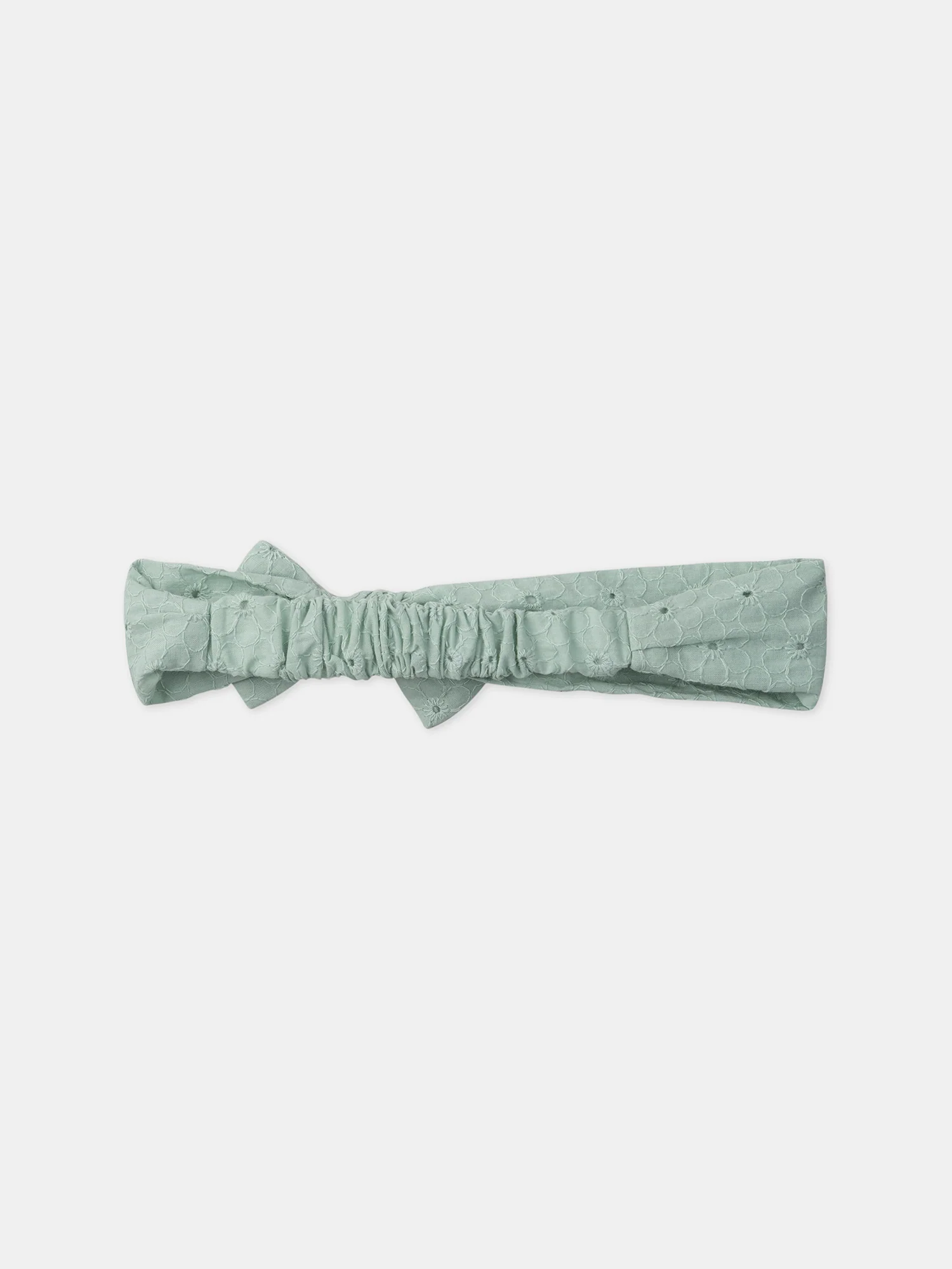 Bandeau noeud vert pastel – Image 4