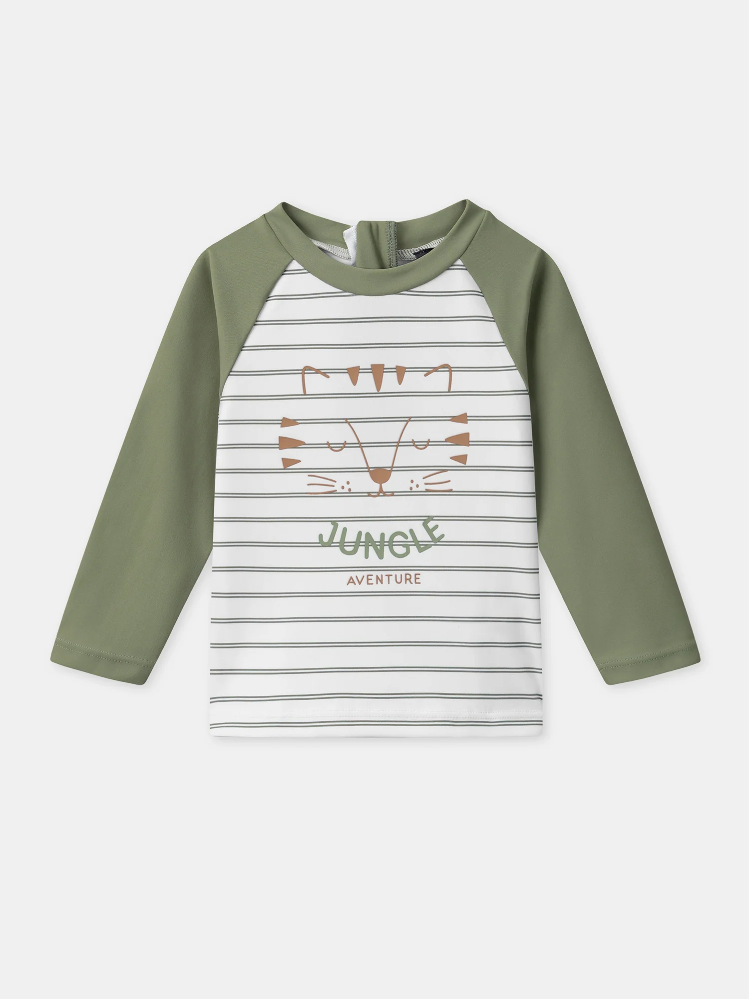 T-shirt de bain UPF 50+ rayée