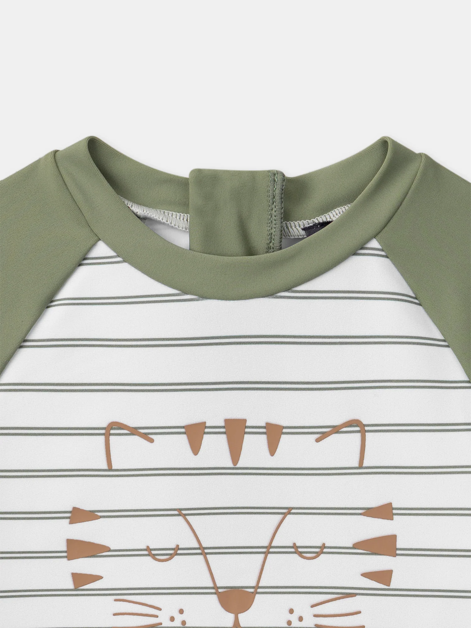 T-shirt de bain UPF 50+ rayée – Image 3