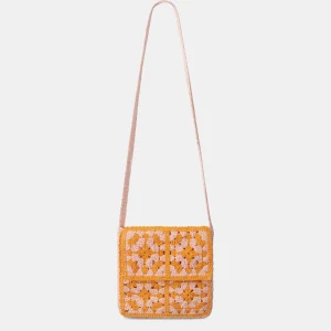 Sac orange en crochet