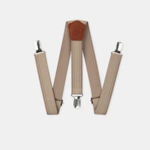 Bretelles beiges élasiquées