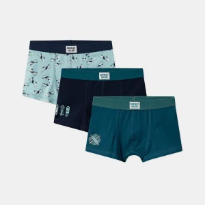 Lot de 3 boxers skate en jersey