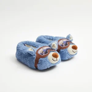 Pantoufle 3D Bleue
