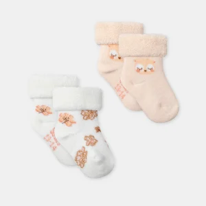 Lot de deux paires de chaussettes de naissance