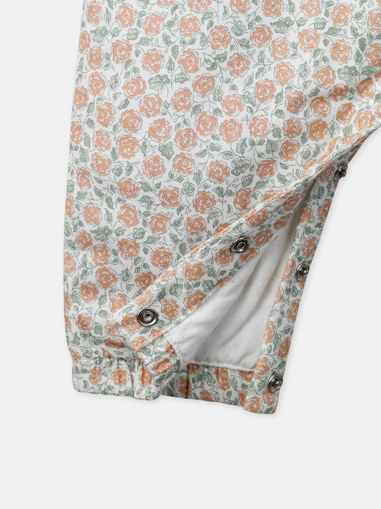 Ensemble combinaison imprimé fleuri + body + bandeau Naissance Fille – Image 5