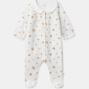 Dors-bien en velours imprimé