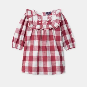 Robe à carreaux Bébé Fille