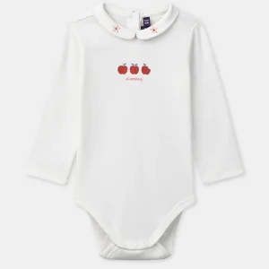 Body blanc imprimé pommes Bébé Fille