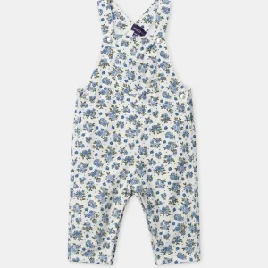 Salopette blanche imprimé fleuri Bébé Fille