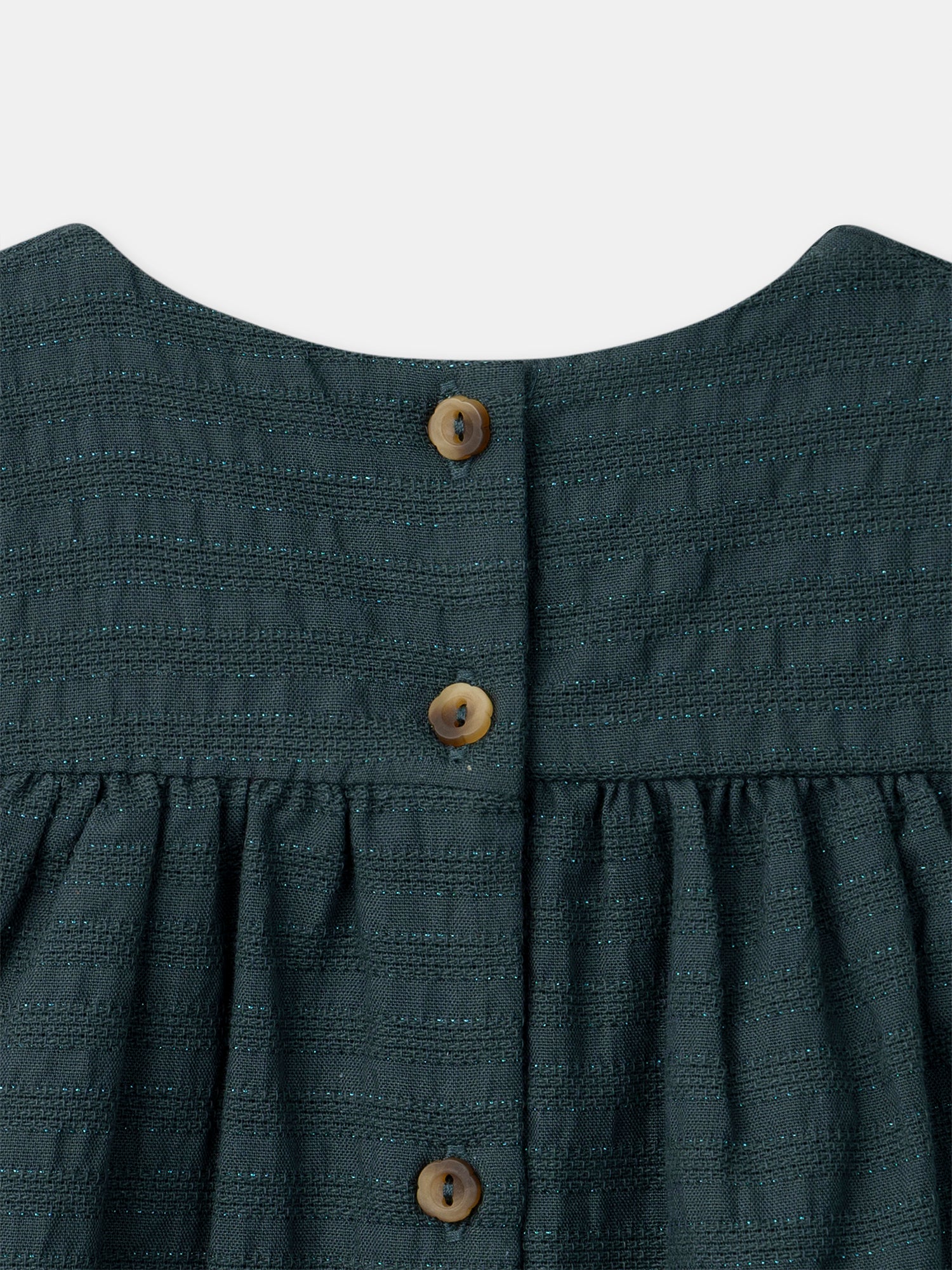 Robe Noël verte à nœud Bébé Fille – Image 5
