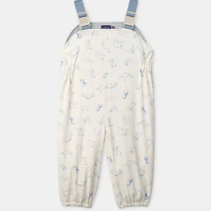 Salopette de pluie écru imprimé animaux Bébé Garçon