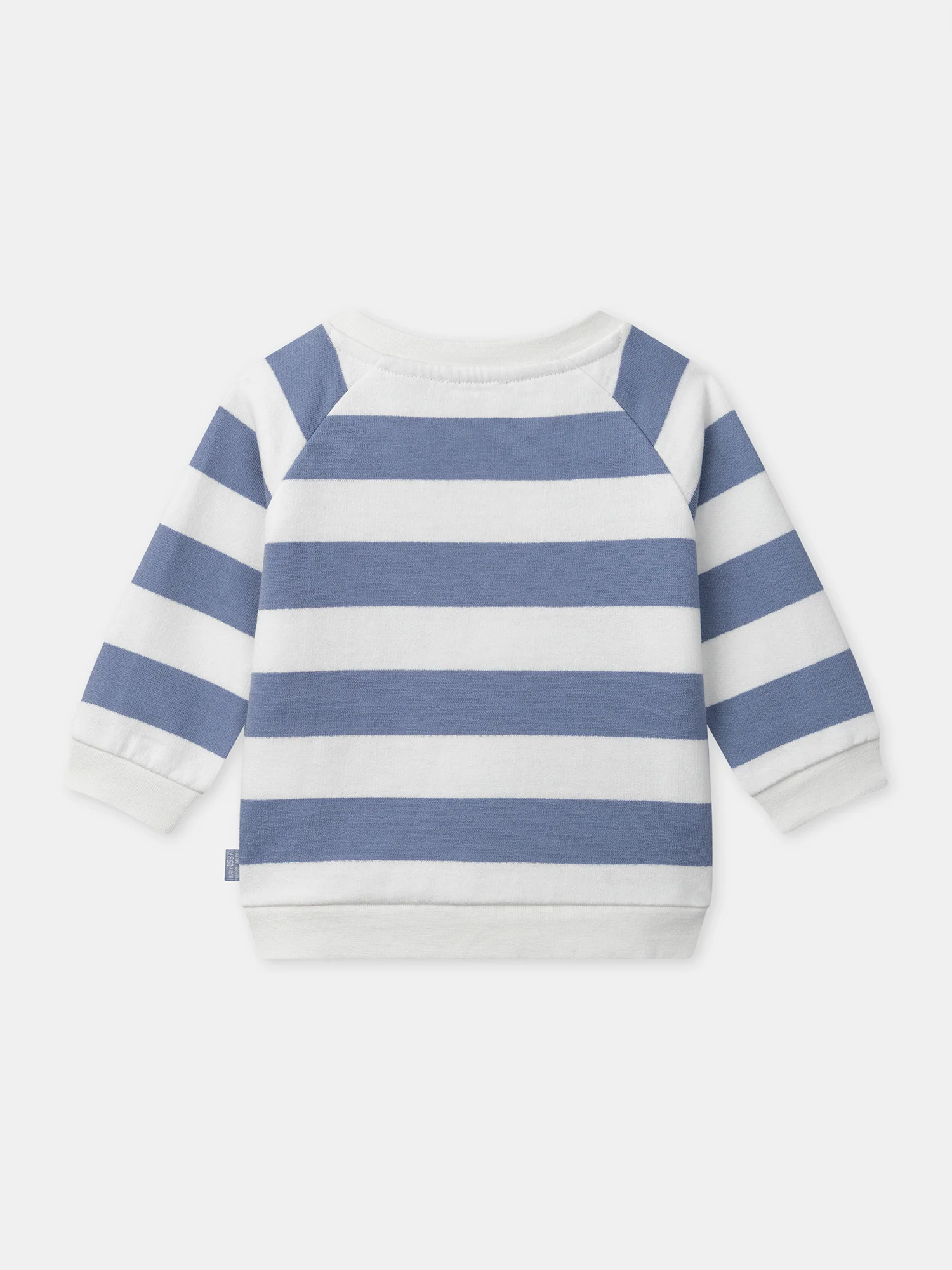 Ensemble sweat à rayures imprimé oie et legging bleu foncé Bébé Garçon – Image 7