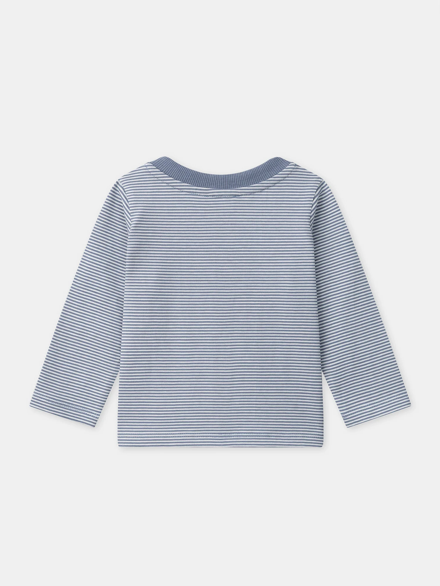 T-shirt à rayures et manches longues Bébé Garçon – Image 4