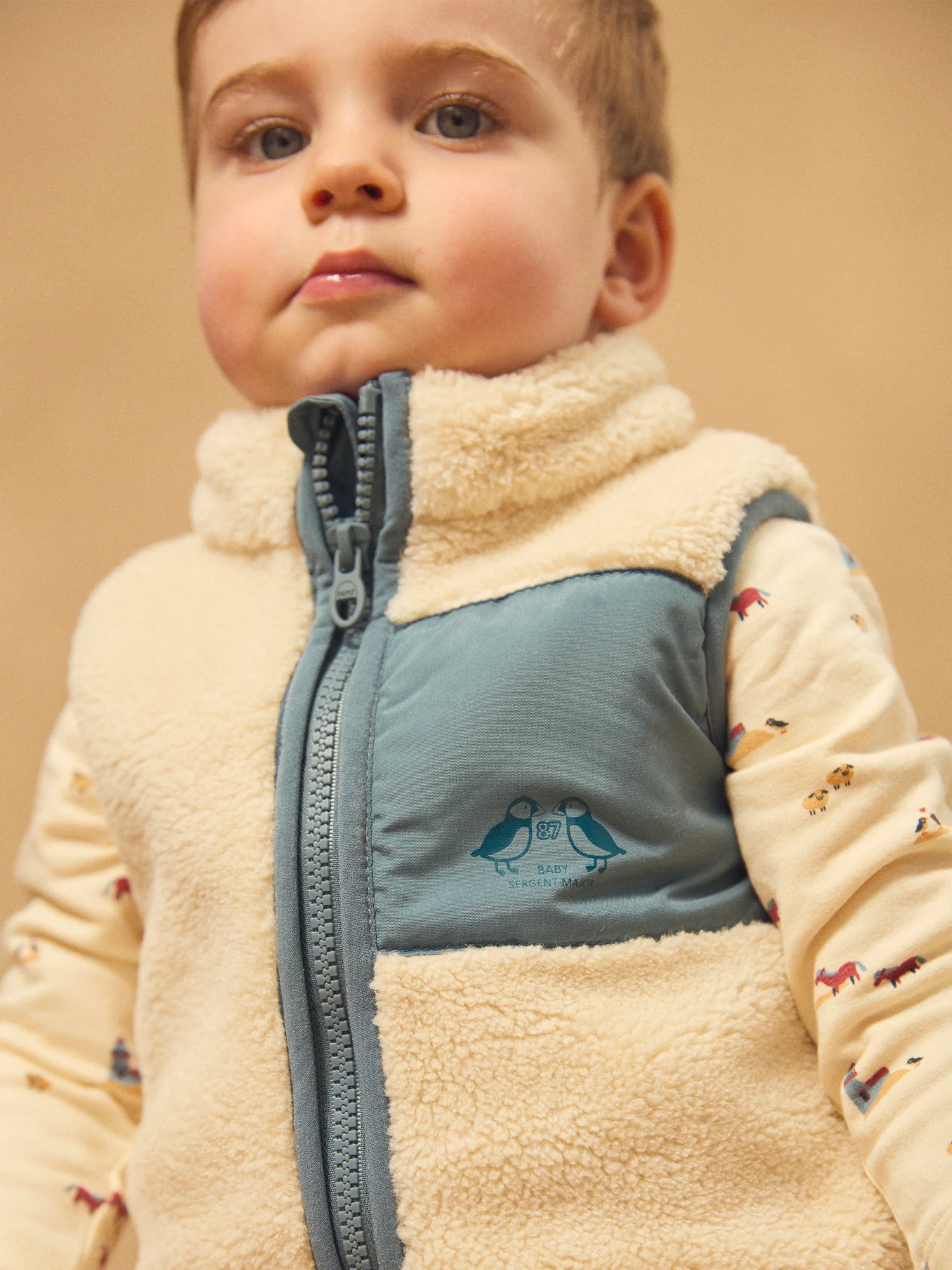 Veste sans manches écrue Bébé Garçon – Image 4