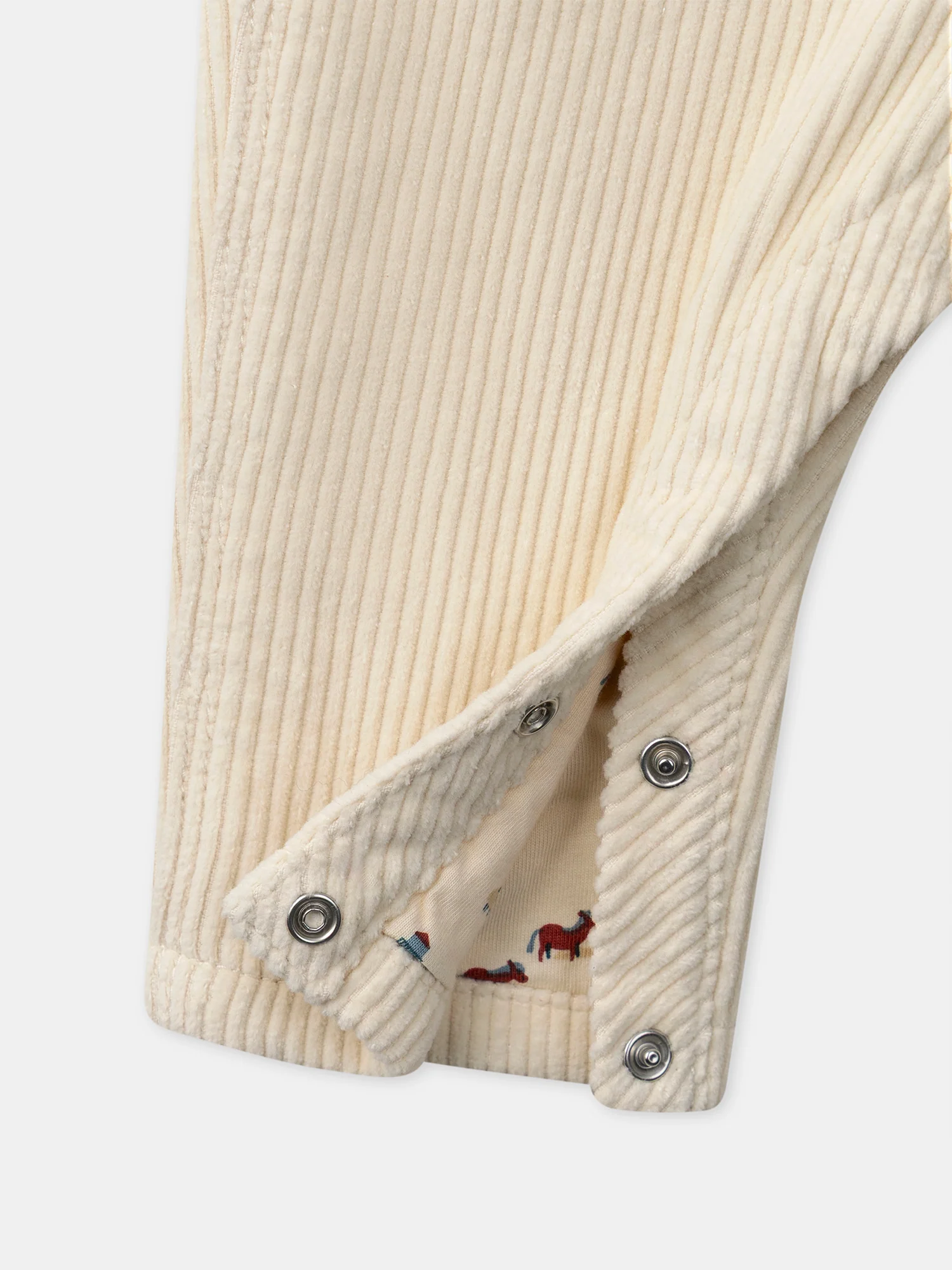 Salopette écrue en velours Bébé Garçon – Image 8