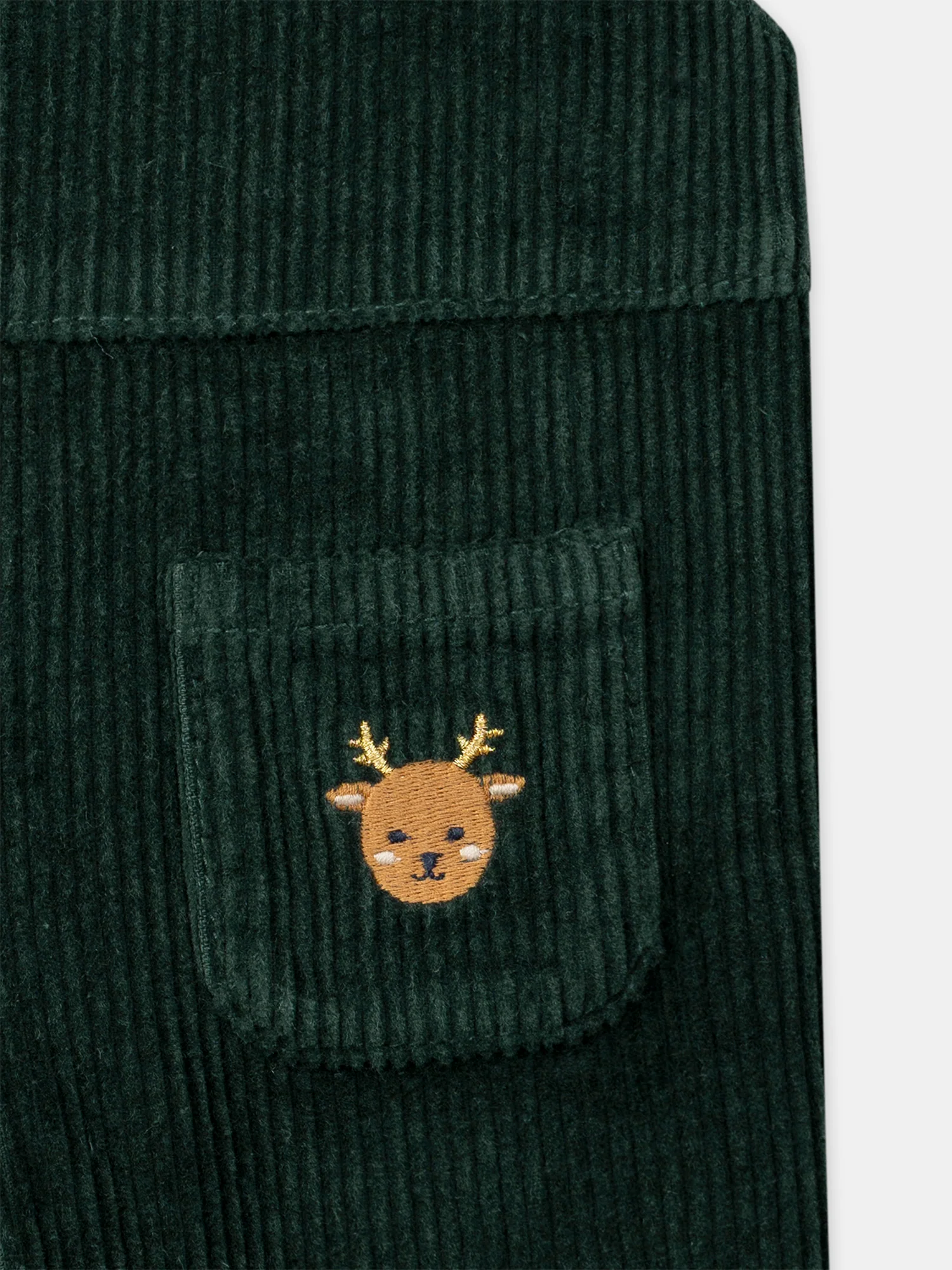 Salopette Noël verte en velours Bébé Garçon – Image 8