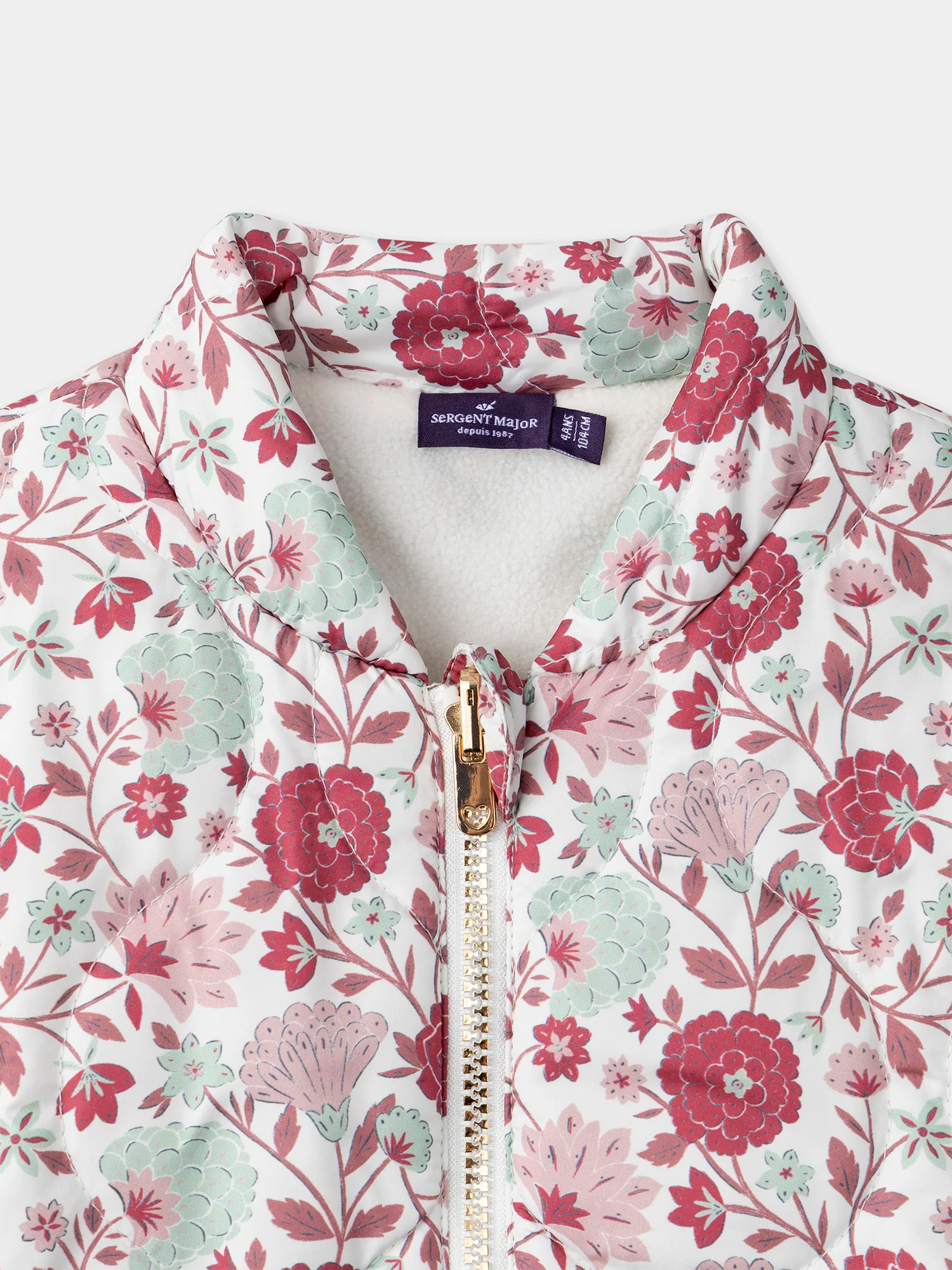 Parka 3 en 1 vert kaki Fille – Image 8