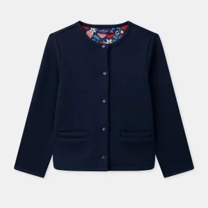Cardigan bleu marine Fille