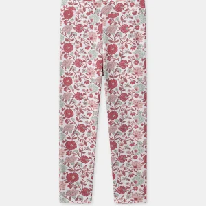 Legging imprimé fleuri Fille