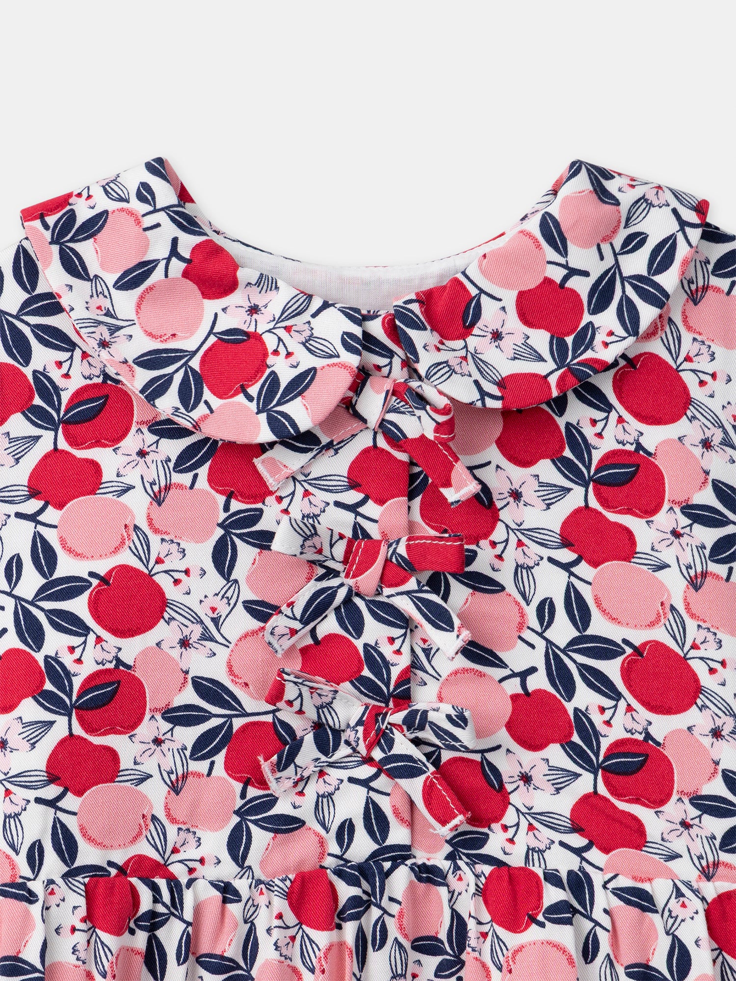 Blouse imprimé pommes à col claudine Fille – Image 5