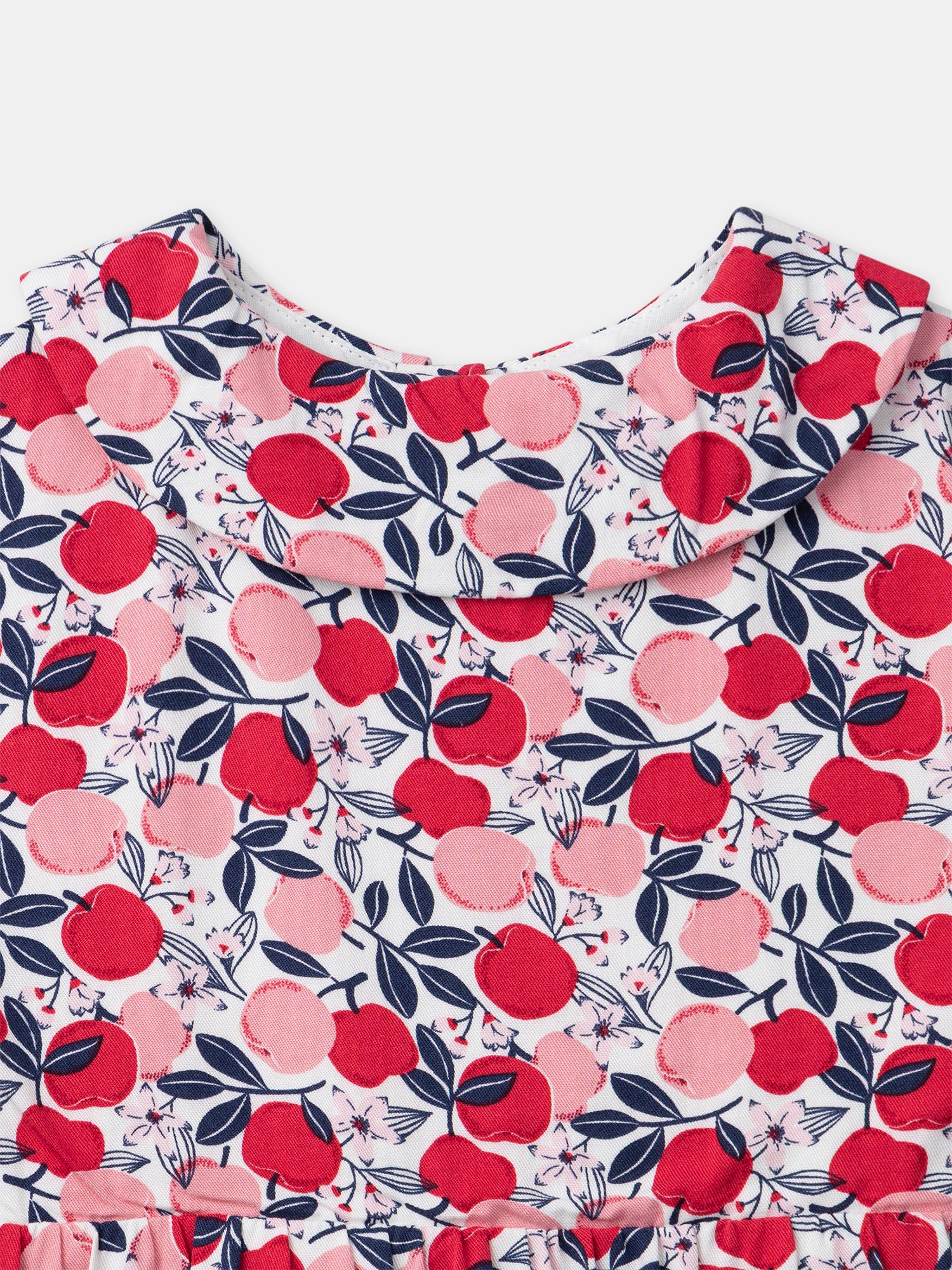 Blouse imprimé pommes à col claudine Fille – Image 6