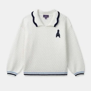 Pull écru en maille Fille
