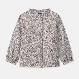 Chemisier imprimé fleuri Fille