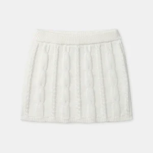 Jupe écru en maille Fille