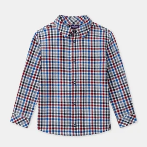 Chemise vichy à manches longues Garçon