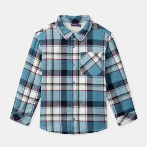 Chemise fourrée à carreaux Garçon