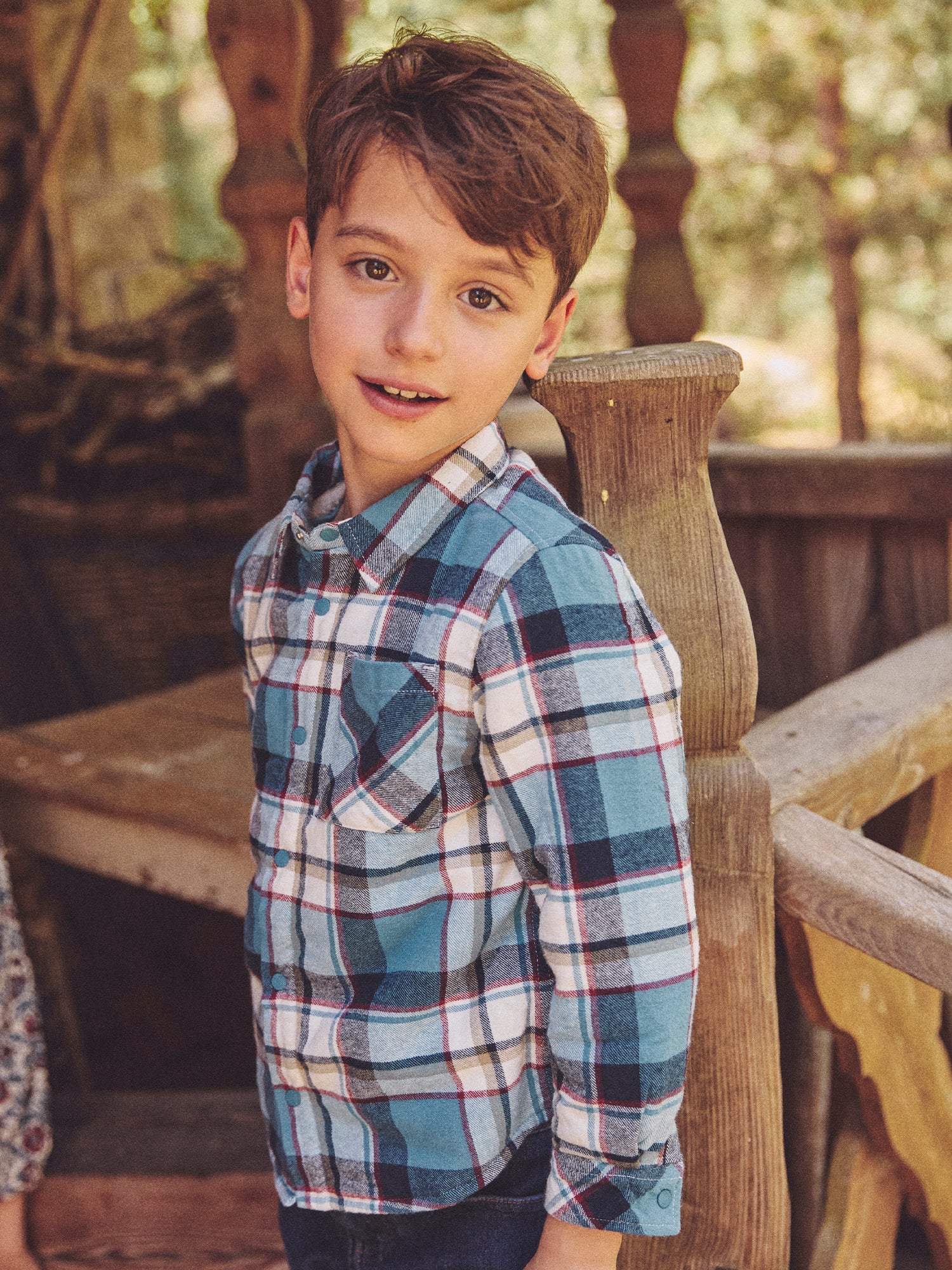 Chemise fourrée à carreaux Garçon – Image 3