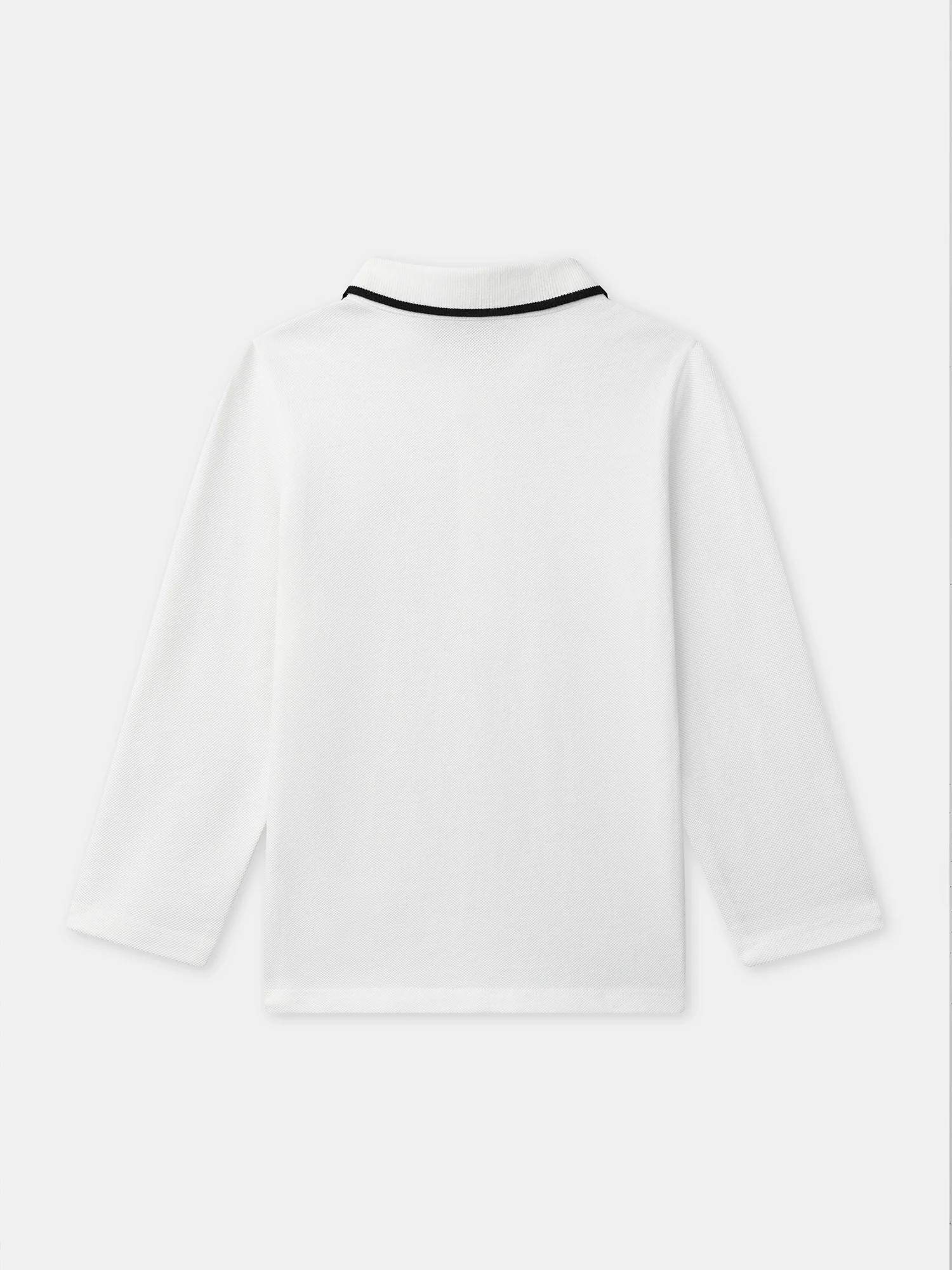 Polo Noël blanc Garçon – Image 4