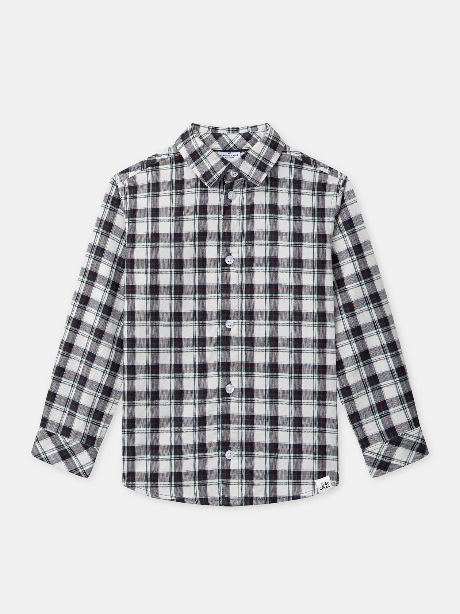 Chemise Noël à carreaux Garçon – Image 2