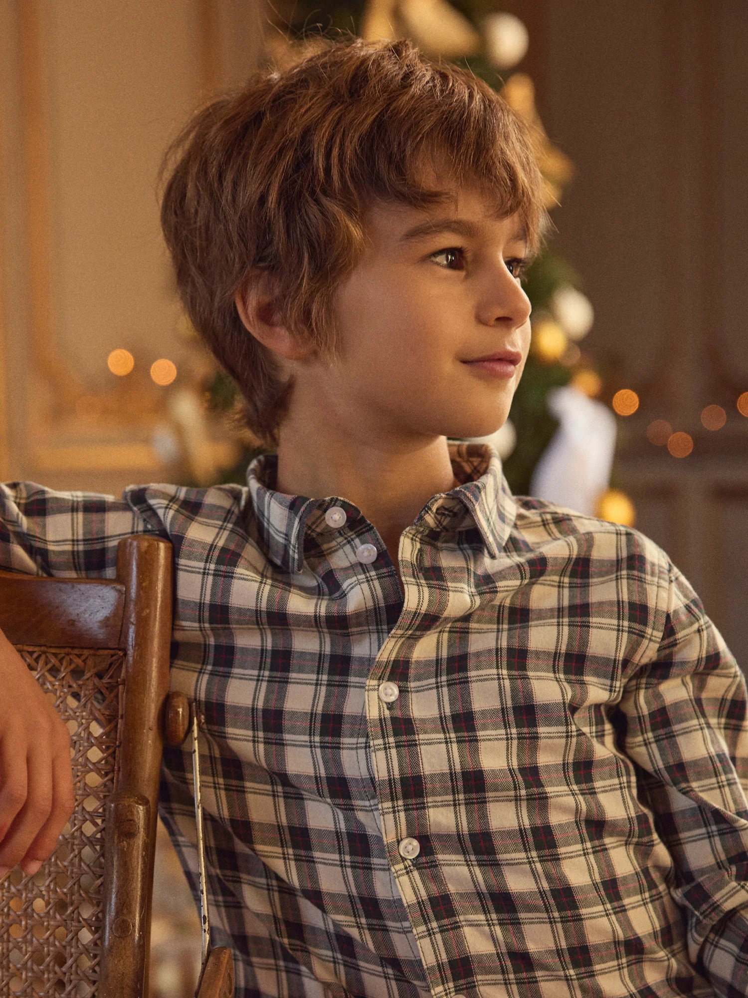 Chemise Noël à carreaux Garçon – Image 4