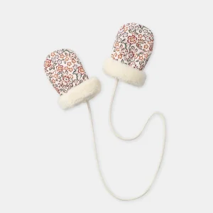 Gants imprimé fleuri Bébé Fille
