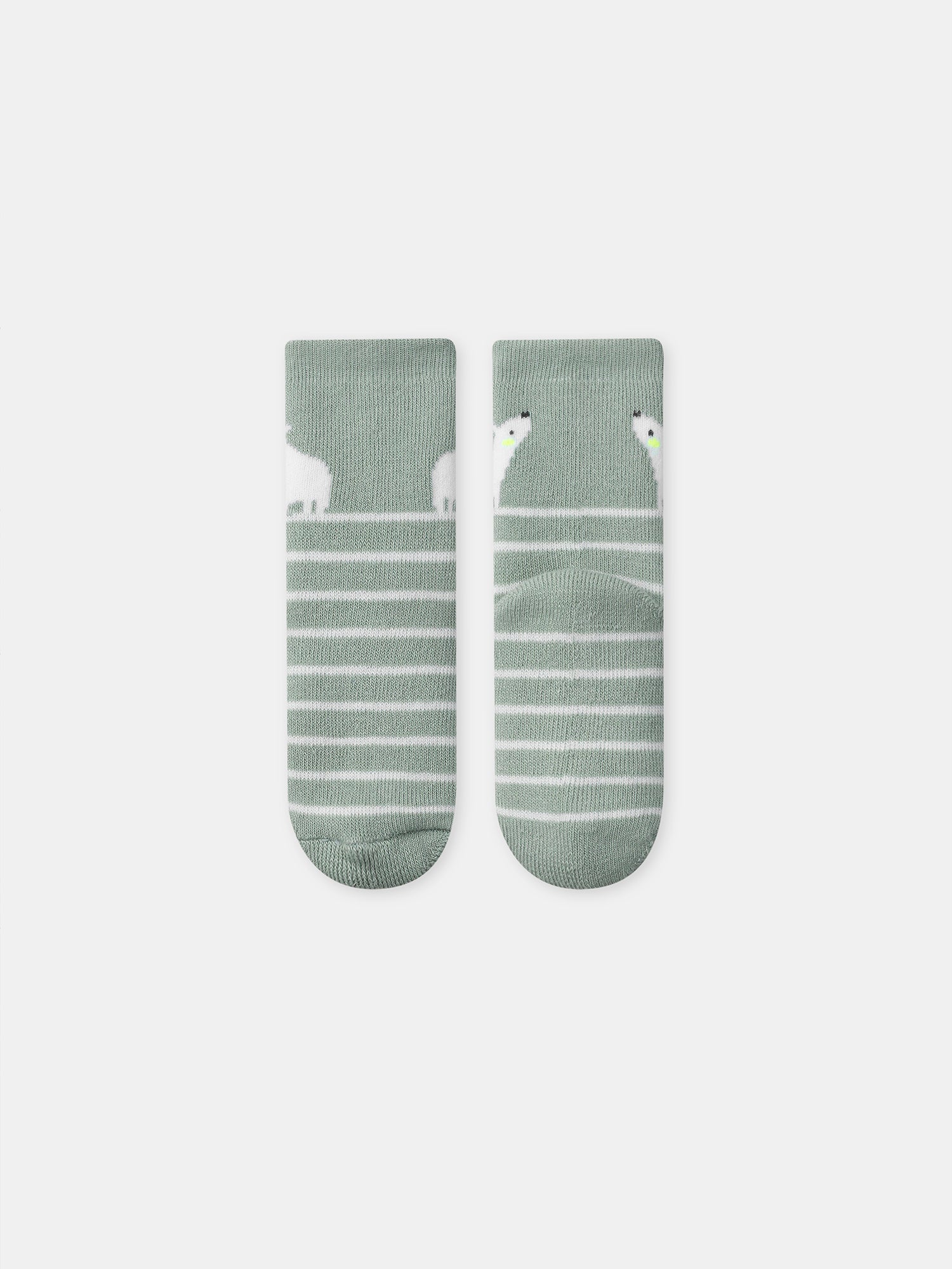 Chaussettes à rayures vertes Bébé Garçon – Image 4