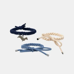 3 élastiques tricolores noués Fille